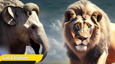 The Brave Lion and Wise Elephant | بہادر شیر اور عقلمند ہاتھی