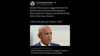 Traitor Obama still trying to get our guns