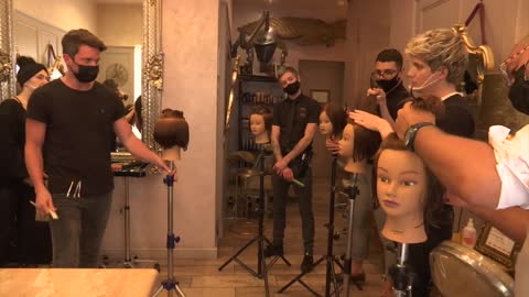 Hairdressing course held on the Rock with top UK salon owner