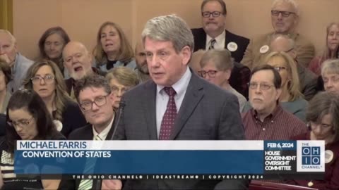 Michael Farris Gives Opening Statement in Ohio for Convention of States