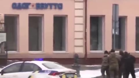 Criminal Ukranian Army rapists grab men on the streets of Ukraine to forcefully draft them