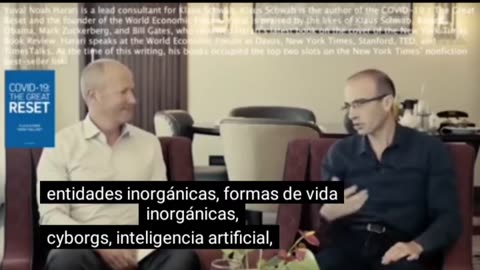 Yuval Noah Harari del Foro Económico Mundial. Son unos psicópatas. Nuevo Orden Mundial