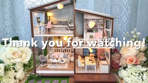 DIY Miniature Dollhouse Crafts: Relaxing & Satisfying Time-lapse Build | CuteRoom Slow Time