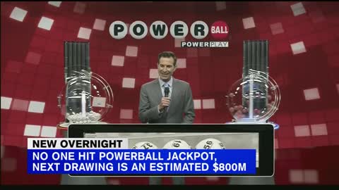 Still no winner_ Powerball jackpot surges to $800M