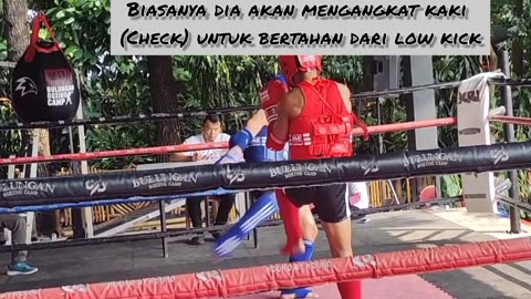 Set up high kick muaythai