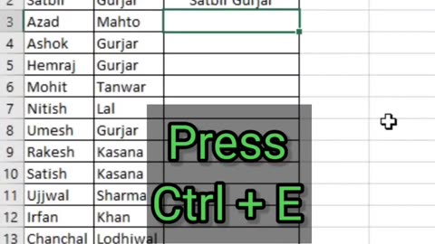 Flash Fill | Full Name | Excel Tricks