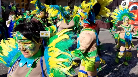 Carnevale Bellinzona 2023 - Rabadan fa dagn e i Puian balan la samba