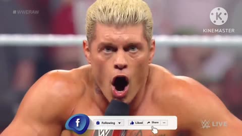 Raw highlights, Cody Rhodes vs. Brock Lesnar Full WWE Match