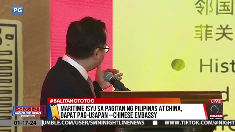 Maritime isyu sa pagitan ng Pilipinas at China, dapat pag-usapan —Chinese Embassy