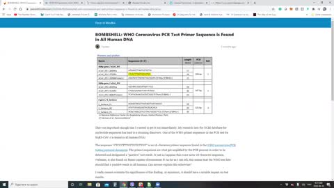 BANNED ON YOUTUBE PROOF COVID IS ALREADY AN EXISTING CHROMOSOME IN YOUR BODY. NOT A _VIRUS_