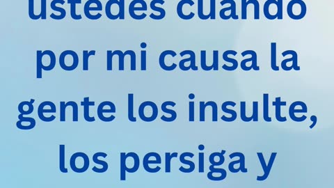 "Bienaventurados los Perseguidos por la Justicia" Mateo 5:11,12.