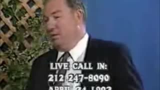 William Cooper interviewed on a live call-in TV show 1992