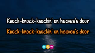 Guns N' Roses - Knocking On Heaven Door Karaoke Version
