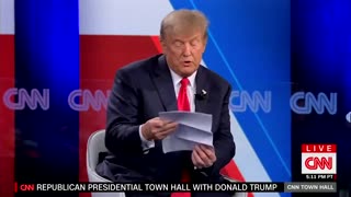 Donald Trump Surprise Visit to CNN Town Hall " Will make you understand this man is a Genius