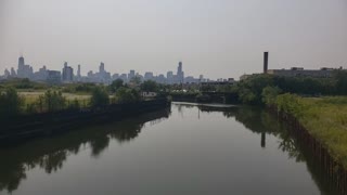 Chicago's Skyline on 8/3/2021 From Cortland Avenue