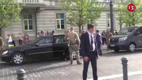 WATCH: Ukraine's Zelenskiy arriving at NATO summit