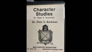 Dr Ruckman Character Studies Nicodemus