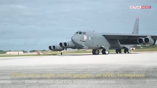 [2022-11-13] Russia Surprised: U.S. Air Force B-52 Stratofortress Takeoff Hurry One By One In Air Force Base, LA