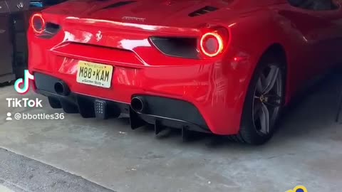 Ferrari 488 Spider Cold Start in NH