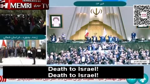 Iranian Parliament Celebrates Missile Attack on Israel – Chanting “Death to USA and Israel!” from Floor of Parliament. Islamic Muslim fascist cult leaders and followers doing heil Hitler hand gestures. After only 1 missile hits