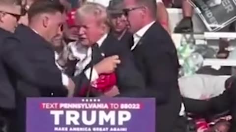 'Let me get my shoes!' Trump asks Secret Service agents