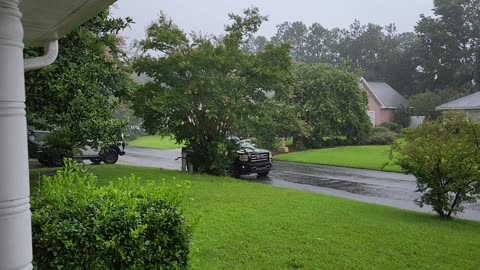 Beginning of Tropical Storm Debby