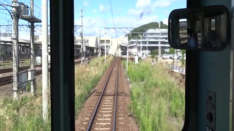 Last two stops on the Ohmi Line in Maibara