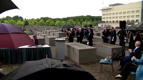 Blinken visits Berlin's Holocaust memorial
