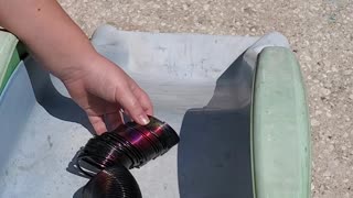 Multi-Colored Broken Slinky - Slide Test