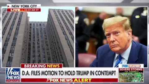 Alvin Bragg Files Motion Of Contempt Against Trump