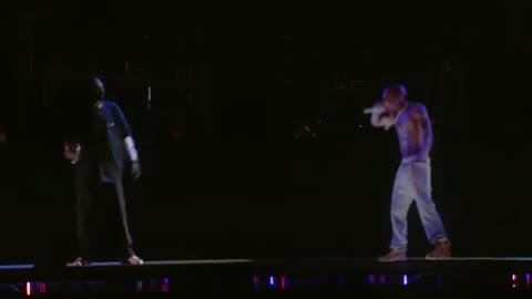 2Pac's hologram - Hail Mary & 2 of Amerikaz Most Wanted at Coachella 2012