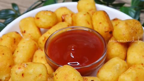 Crispy potato bites