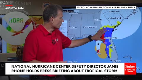 *BREAKING NEWS*: National Hurricane Center Holds Press Briefing About Tropical Storm Debby