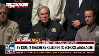 Texas Gov. Greg Abbott: "Evil swept across Uvalde yesterday."