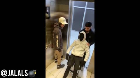 The funniest elevator prank