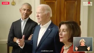 Biden Spreads Yet Another Trump Hoax While Standing Next to 'Former Boss' Obama