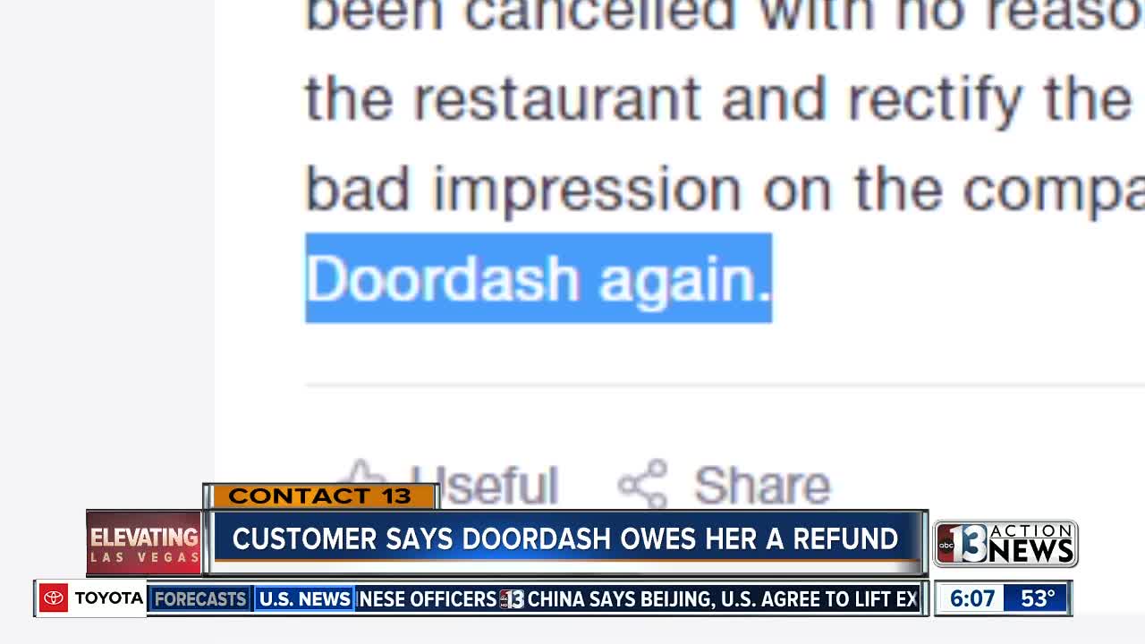 Customer has DoorDash issues