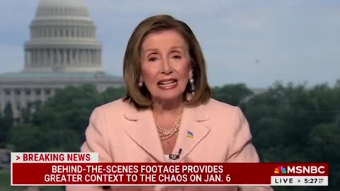 Nancy Pelosi Reacts to New Video of her on J6
