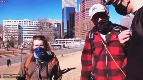 🚨 - DENVER: Antifa/BLM Protesters March In The Streets after the presidential inauguration