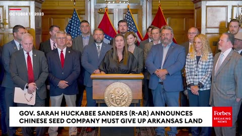 Gov Sarah Sanders: Chinese StateOwned Company Must Give Up Arkansas Land