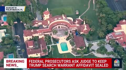 Federal Prosecutors Ask To Keep Trump Search Warrant Affidavit Sealed