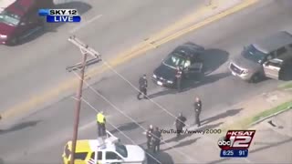 Police Pursuit Gets Ended By a Well Executed PIT Move