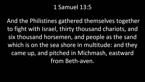 KJV Bible 1st Samuel Chapter 13