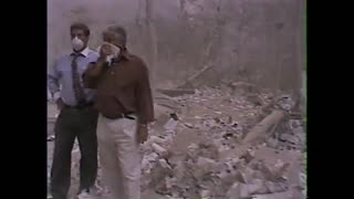 Amateur Video Of WTC Towers Collapse Aftermath (ABC News)