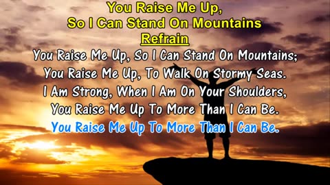 You Raise Me Up