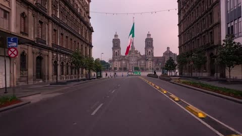 Plaza del Zócalo in Mexico City_