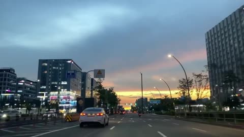 sunset sky