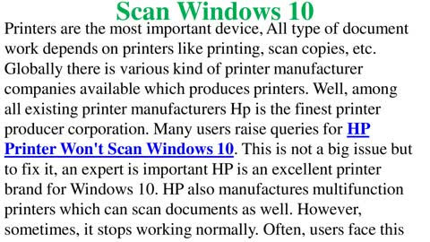 Easy Ways To Fix HP Printer Won't Scan Windows 10