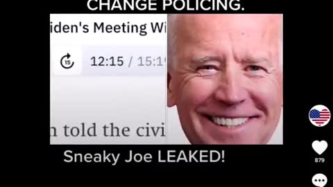 Joe Biden Leaked Audio Call - Defund The Police
