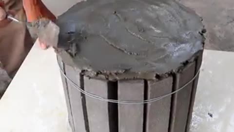 DIY Cement Pot #2